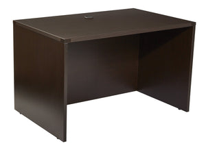 OSP Home Furnishings Napa Modern 60 Inch Office Desk Shell with Spacious Work Surface for Home Workstations 48"X30"X29" NAP-21-ESP