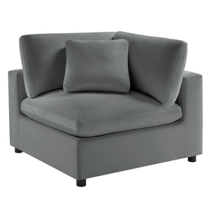 English Elm Caylie Modular 2-Piece Sofa In Charcoal - Luxurious Comfort, Durable Design & Easy Care Upholstery B050S00023