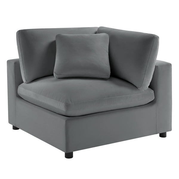English Elm Caylie Modular 2-Piece Sofa In Charcoal - Luxurious Comfort, Durable Design & Easy Care Upholstery B050S00023