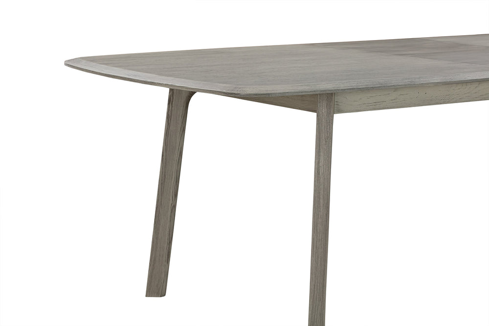 English Elm Serenza Extendable Rectangle Dining Table 98" Gray Oak - Modern Oak Hardwood, Seats 6-8, Easy Care B2736P354400
