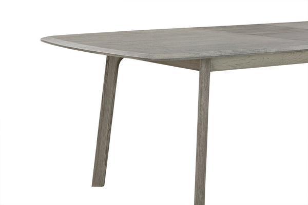 English Elm Serenza Extendable Rectangle Dining Table 98" Gray Oak - Modern Oak Hardwood, Seats 6-8, Easy Care B2736P354400