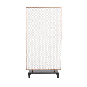 English Elm Christopher Knight Home® - STEEL Screen Divider Iron Room Partition – Gold Brushed Brown Mesh Panel, Modern Free-Standing Accent (33.5x32.5) 67262.00
