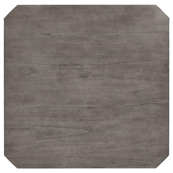 English Elm Grand Grand Prarie Barn Grey Counter Height Table with Transforming Top, Solid Hardwood, Drop Leaves for Flexible Dining and Entertaining B062S00962