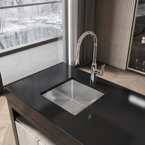 English Elm Stainless Steel Handmade Undermount Kitchen Sink Nano Gray Brushed Single Bowl T3177P286044