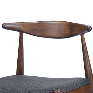 English Elm Christopher Knight Home® - Set Of 2 Vintage-Inspired Rubberwood Dining Chairs With Ergonomic Backrest & Plush Cushions N759P307032F