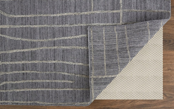 Feizy Rugs Haverhill Hand-woven Viscose And Wool Rug With Geometric Design For Elegant Home Décor Styling Gray,Silver Viscose,Wool T07t8000chl000p00