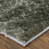 Feizy Rugs Indochine Plush Hand-tufted Polyester Shag Rug - Luxurious High Pile For Contemporary Spaces Green Polyester 4944550fgrn000c50