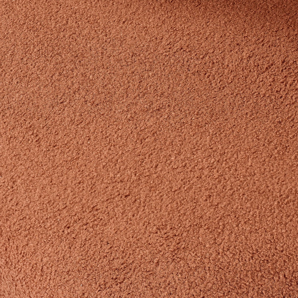 English Elm Christopher Knight Home® - 87" Curved Orange Bouclé Sofa: Sculptural Design, Plush Comfort, And Solid Durability For Modern Living Spaces N767P2323857A