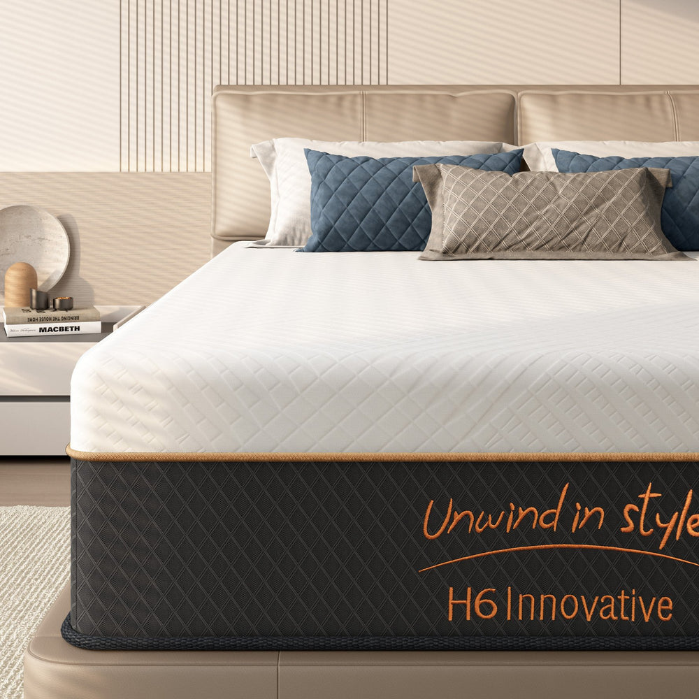 English Elm 12 Inch Queen Hybrid Mattress Pocket Spring Memory Foam Medium Firm Sleep Support W2889P452618