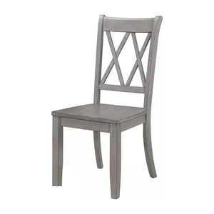 English Elm Andy Channel Tufted Velvet Dining Chairs Set of 2 with Sleek Black Wood Legs B056P417024