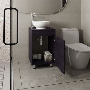 English Elm Colville Floating Wall Mount Vanity Cabinet Matte Finish Modern Bathroom Storage B092P439905