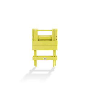 English Elm Riverstone Recycled Hdpe Folding Outdoor Bistro Table Weatherproof Patio Balcony Yellow B2745P409698