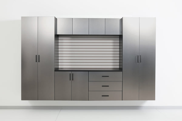 English Elm Astro Series Wall-Mounted Metal Storage Cabinet With Soft-Closing Drawers For Modern Workspaces B040P285918