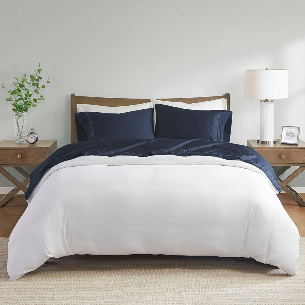 Madison Park Pima Cotton Sheet Set - Thumbnail 3