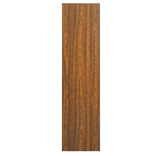 English Elm Modern Wood Grain Bookshelf Cat Habitat with Climbing Cubbies for Living Room Brown N752P395027D