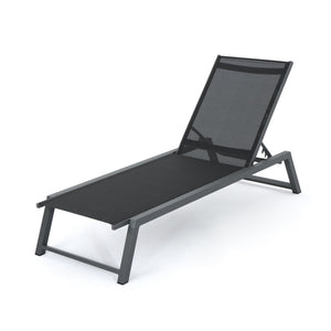 English Elm Christopher Knight Home® - Myers Chaise Lounge Set - Stylish, Adjustable, Weather-Resistant Loungers For Outdoor Relaxation 61407.00BBLKMP2
