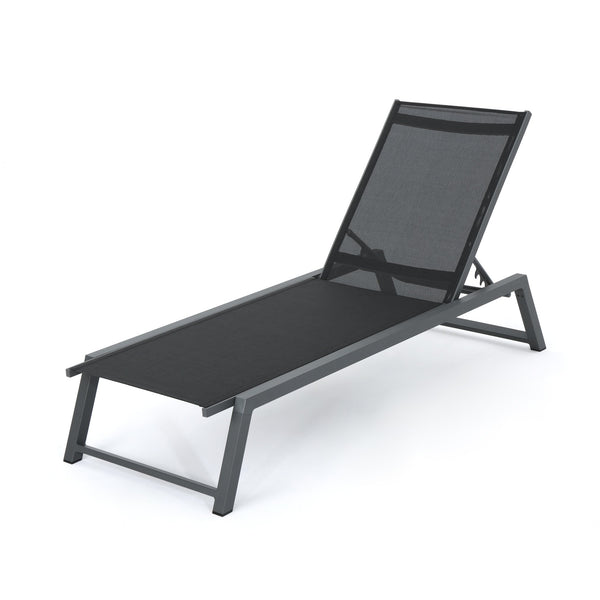 English Elm Christopher Knight Home® - Myers Chaise Lounge Set - Stylish, Adjustable, Weather-Resistant Loungers For Outdoor Relaxation 61407.00BBLKMP2