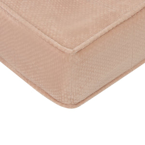English Elm 33.4 Inch Modular Corduroy Lounge Chair with Spring Cushions for Compact Living Spaces Pink W3975P455221
