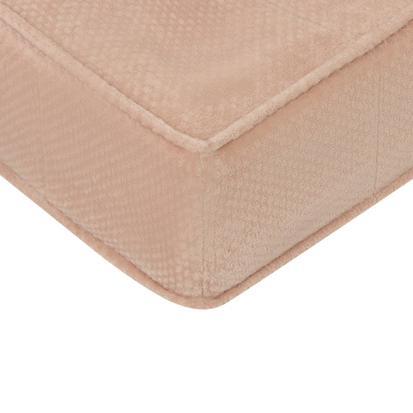 English Elm 33.4 Inch Modular Corduroy Lounge Chair with Spring Cushions for Compact Living Spaces Pink W3975P455221