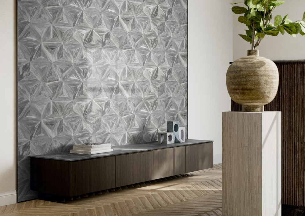 English Elm Hexagon Carrara Marble Tiles - Gray Honed Natural Stone For Elegant Walls & Floors, 12 Pcs Box W1696P262338