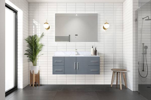 English Elm Dark Grey Bath Vanity - 48" W X 22" D, Stylish Storage With Soft-Close Drawers, Fully Assembled B2731P258479