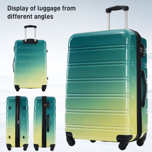 English Elm Hardshell Polycarbonate 3 Piece Spinner Luggage Set with Tsa Lock Expandable Travel N732P184448R