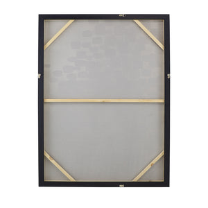 English Elm 47.2X35.4X1.5" Elegant Gray And Silver Abstract Landscape Oil Painting In Framed Modern Style W2078P313334