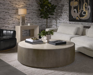 Sunpan Dirsan Table Lamp - Elegant Aluminum Design with Modern Finish and Versatile Bulb Compatibility Taupe