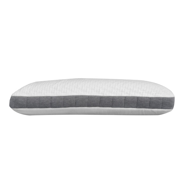 English Elm Bamboo Charcoal Memory Foam Queen Pillow with Ventilated Core for Cool Sleep B180P172213