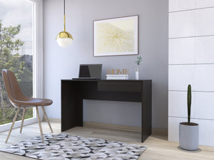 English Elm Acre Modern Writing Computer Desk With Hidden Drawer - Sleek Design For Home Offices & Small Spaces B20091886