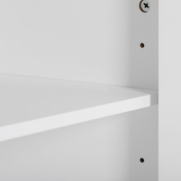 English Elm K&k Fluted Rolling Kitchen Island Faux Marble Top Power Outlet Storage Drawers White N707P353945W