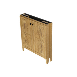English Elm 30inch Floating Bathroom Vanity Wall Mounted Cabinet with Drawer Storage No Basin W3520P391061