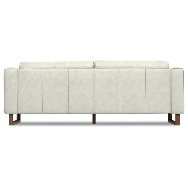 English Elm Richard 83-Inch Eco-Conscious Sofa: Luxurious Semi-Aniline Leather, Spacious Comfort & Easy Care B136P364300-GIGA