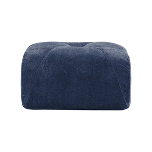 English Elm Ottoman Velvet Tufted Modular Cloud Sofa Plush High Density Foam Living Room Seating Blue W714P387045