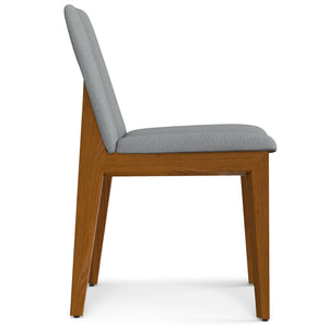 English Elm Selena Scandinavian Dining Chairs Set of 2 – Grey Linen Upholstery, Ash Wood Frame, Padded Comfort, Easy Assembly B136P266935