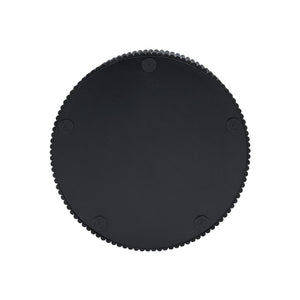 English Elm 2-piece Nesting Round Tables Roman Column Base with Storage Black Wood Grain Living Room W3875P396796