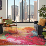 Nourison Celestial CES04 Machine Made Power-loomed Borderless Design Indoor Only Modern  Rug Palette, Multicolor 100% Polypropylene 99446337870