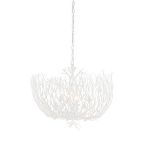 Cora Lee Chandelier White/Cream 67453-WILDWOOD Wildwood