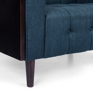 English Elm Christopher Knight Home® - 69871.00A_69871.00B Navy Blue 3-Seater Sofa - Contemporary Mid-Century Design With Plush Comfort N771P225911U_N771P225927U