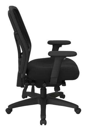 OSP Home Furnishings Progrid® High Back Ergonomic Mesh Office Chair with Lumbar Support and Pneumatic Controls 92892-231