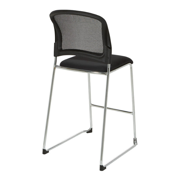 OSP Home Furnishings Tall Stackable Upholstered Guest Chair for Training Rooms and Flexible Workspace Seating 88627C2-30