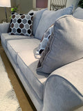 English Elm Camero Fabric Pillowback Sofa