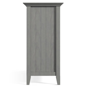 English Elm Bedford - Handcrafted Buffet & Wine Rack In Fog Grey - Elegant Storage For Dining & Living Spaces B136P158484