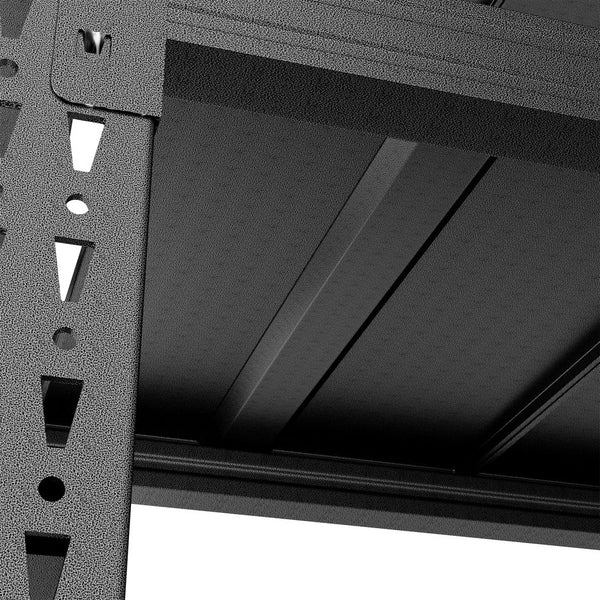 English Elm Heavy Gauge Steel Garage Shelving Unit 6000lb Capacity Adjustable Industrial Storage T2398S00003