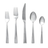 Continental 20-Pc Stainless Steel Flatware Set, Elegant Modern Design, Dishwasher Safe