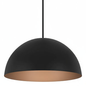 English Elm 24 Inch Matte Black Led Pendant with Etched Glass Diffuser for Dining or Kitchen B370P399378