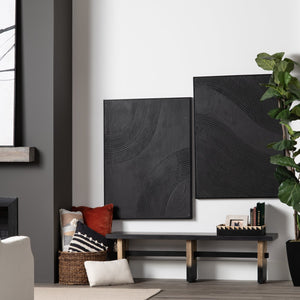 Crestview Collection Black Ways Wall Decor By Crestview - Elegant China Art Piece For Stunning Home Interiors   Cvtop3319