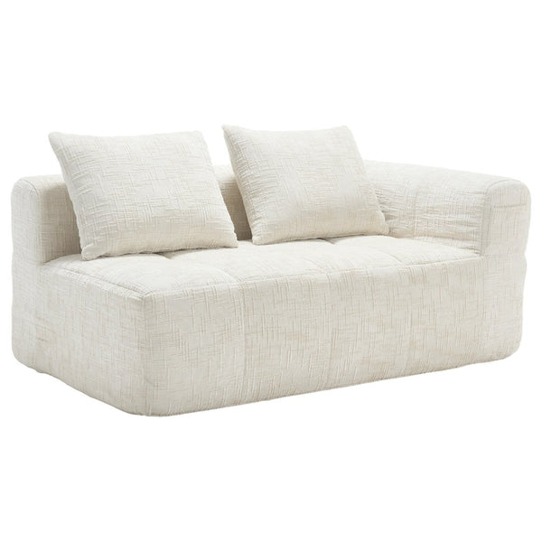 English Elm United Chenille Loveseat Sofa - Versatile Minimalist Sleeper For Cozy Living Room & Small Spaces W1568P255133-GIGA