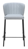 Linz Counter Stool - Set of 2 Gray 109781 Zuo Modern