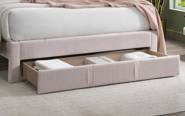 English Elm Contemporary Corduroy Upholstered Full Storage Bed Plush Tufted Headboard Bedroom B011P417517